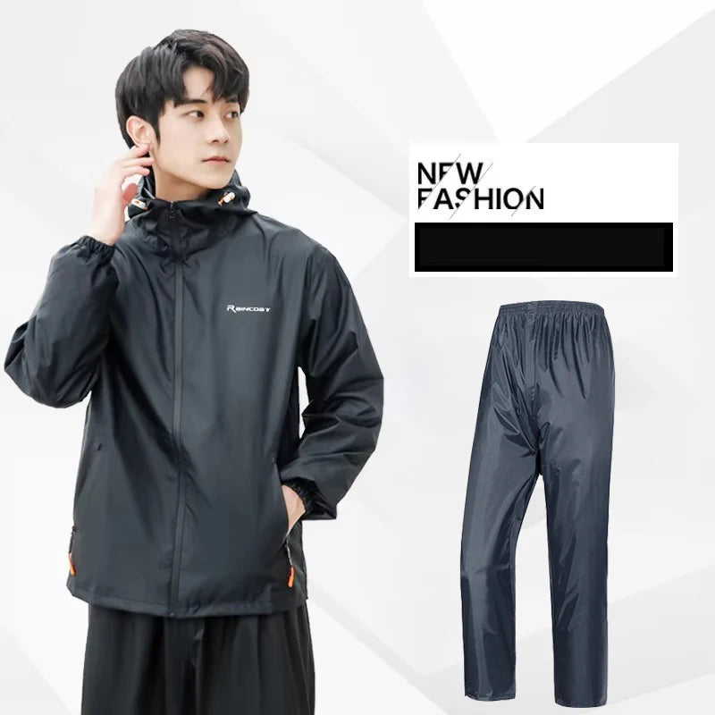 Waterproof Hiking Jacket & Rain Pants for Men and Women – Trekking, Climbing, Cycling, Travel