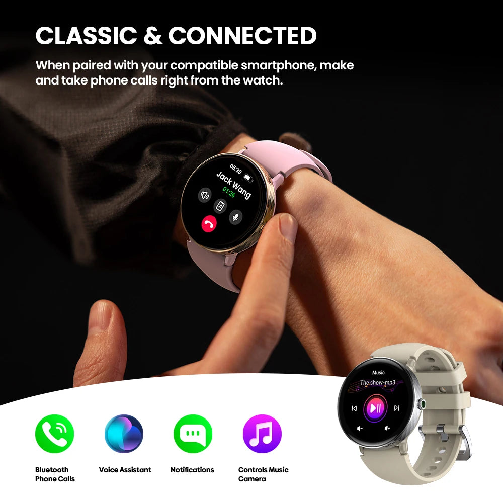 ZEBLAZE LILY 2 Smart Watch 1.2" HD AMOLED Display with Voice Calling for Women