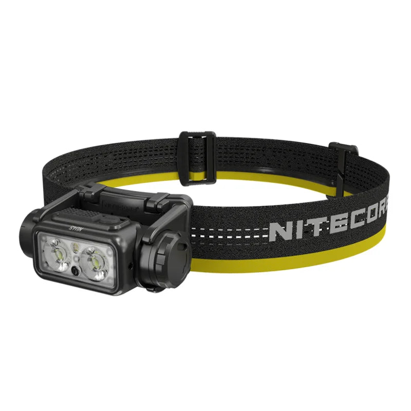 NITECORE NU45 Rechargeable Headlamp – 1700 Lumens, Dual White & Red Light, USB-C Charging