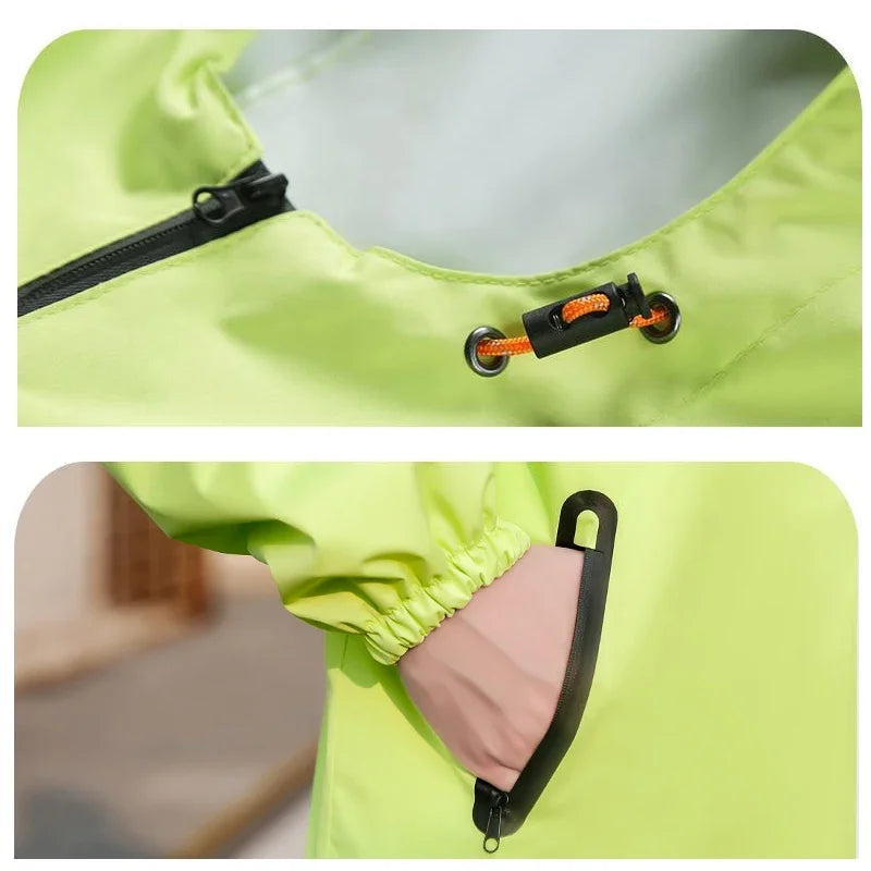 Waterproof Hiking Jacket & Rain Pants for Men and Women – Trekking, Climbing, Cycling, Travel