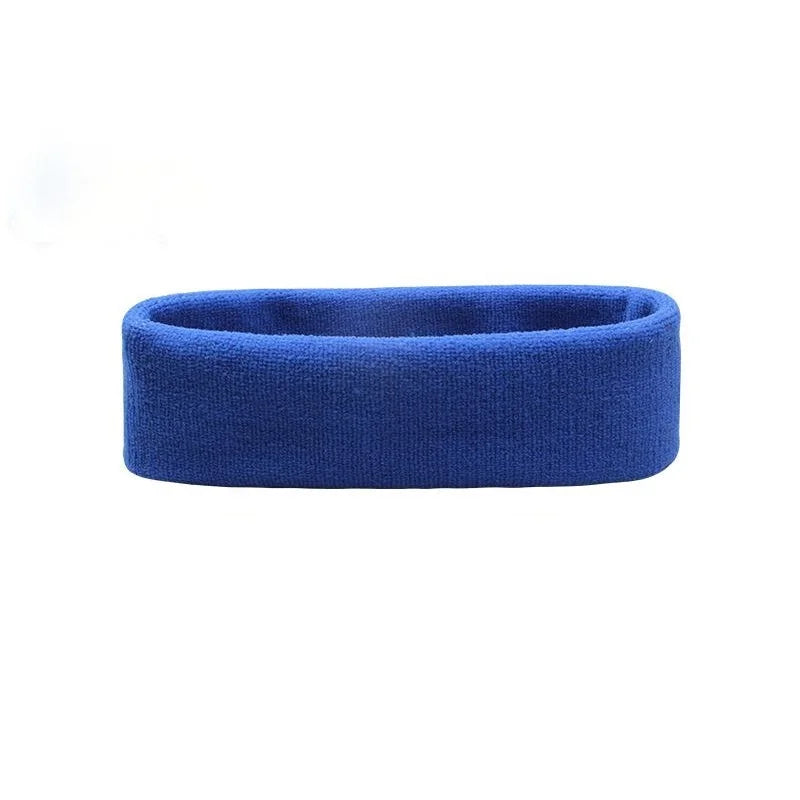 VIVIDSUN Solid Colour Sports Headband – High Elasticity & Sweat-Absorbing Workout Band