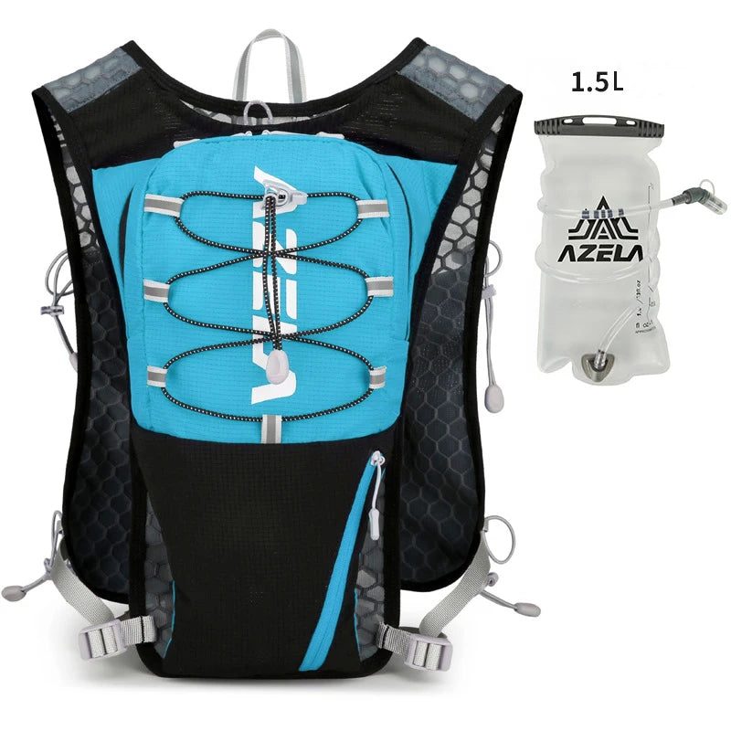 Running Hydration Vest with 1.5L Water Bag, Lightweight Outdoor Cycling and Hiking Backpack