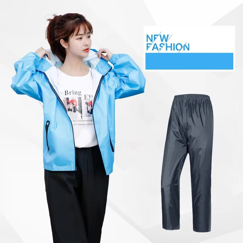 Waterproof Hiking Jacket & Rain Pants for Men and Women – Trekking, Climbing, Cycling, Travel