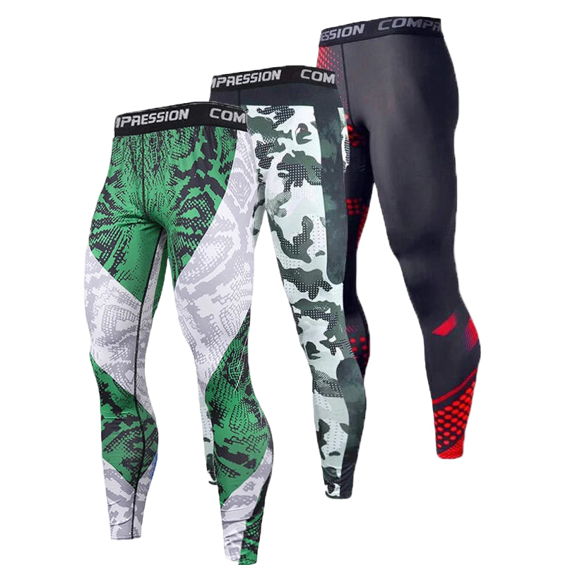 Men’s Compression Pants Sportswear Training Leggings Gym Tights