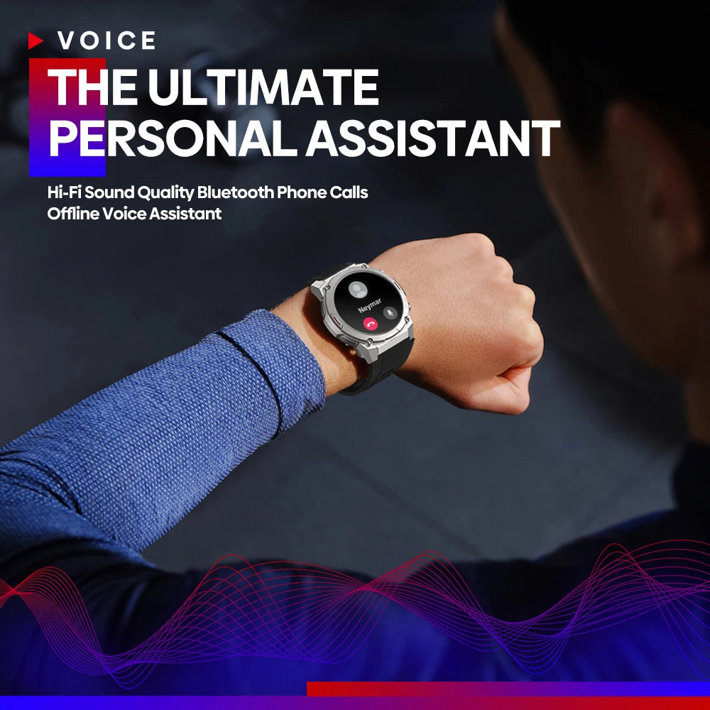ZEBLAZE Vibe 7 Pro Rugged Smartwatch with AMOLED Display and Voice Calling