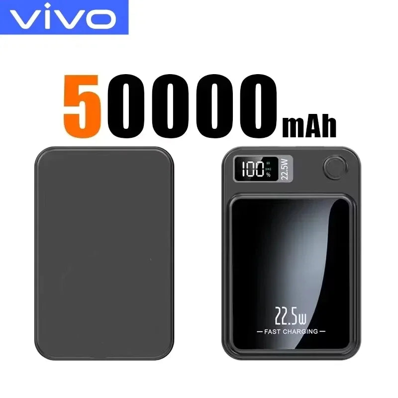 VIVO Magnetic Power Bank 50000mAh Wireless Fast Charger PD 22.5W with Display