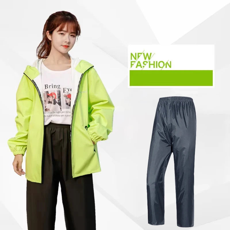 Waterproof Hiking Jacket & Rain Pants for Men and Women – Trekking, Climbing, Cycling, Travel