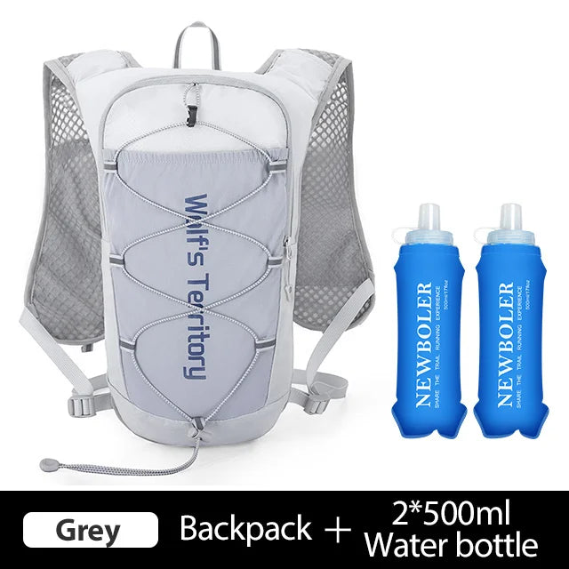 NEWBOLER Ultralight Trail Running Hydration Vest Breathable Marathon Backpack