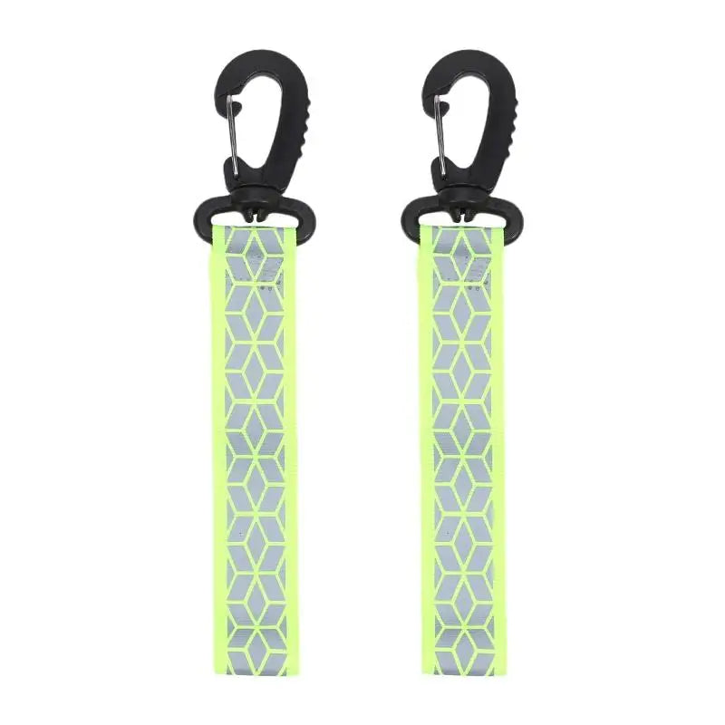 Reflective Safety Strap Keychain 2PCS Quick Release Night Running Cycling