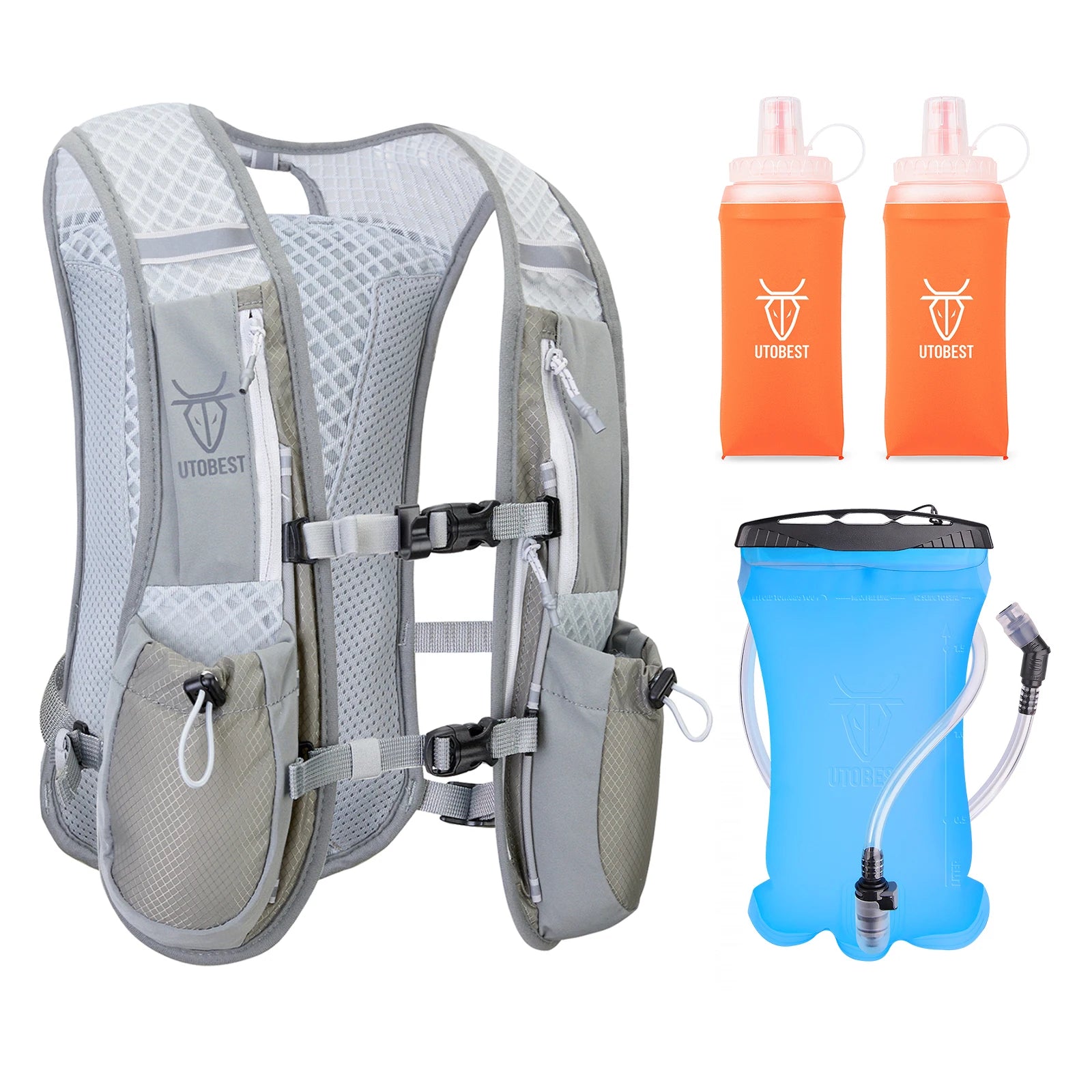 UTOBEST Trail Running Backpack 5L – Ultra Lightweight Hydration Vest for Marathon, Cycling & Hiking