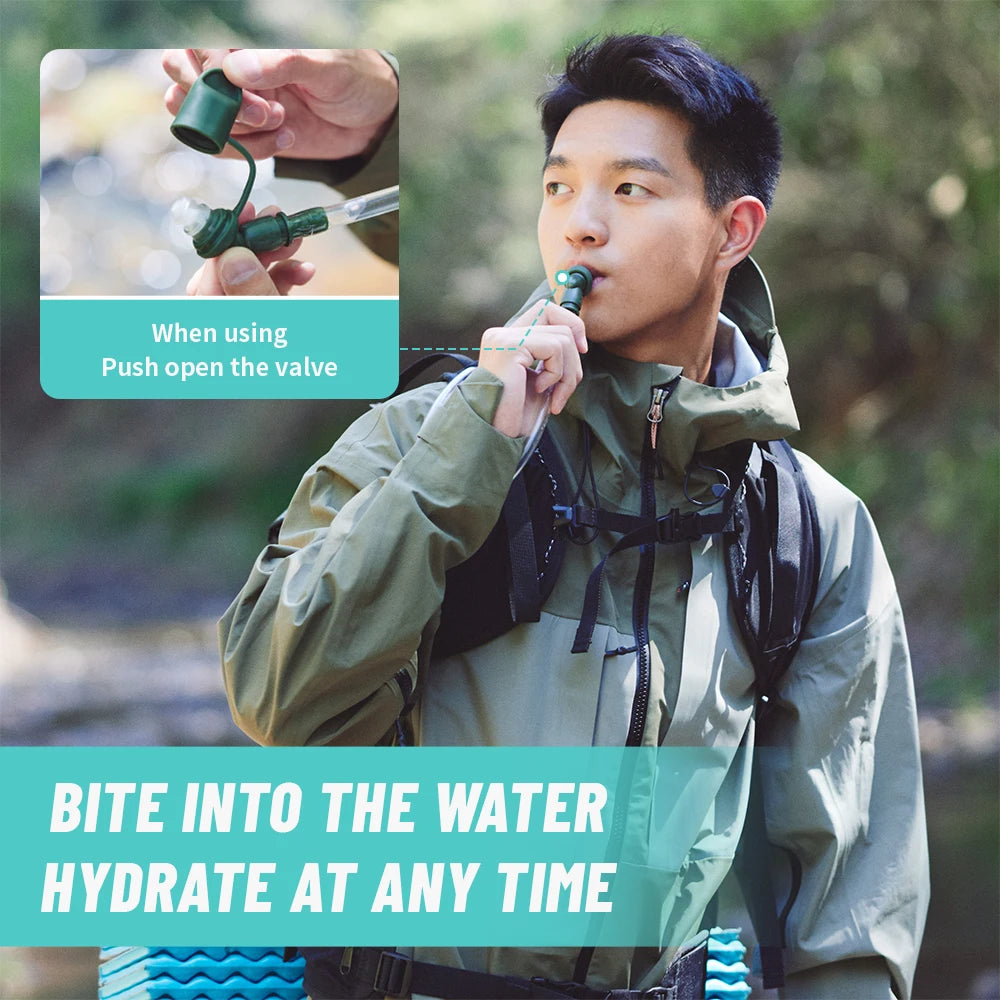 NATUREHIKE Spring Water Bag – 3L Portable Hydration Bladder for Camping, Hiking & Trekking