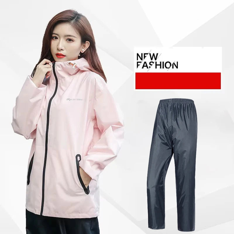 Waterproof Hiking Jacket & Rain Pants for Men and Women – Trekking, Climbing, Cycling, Travel