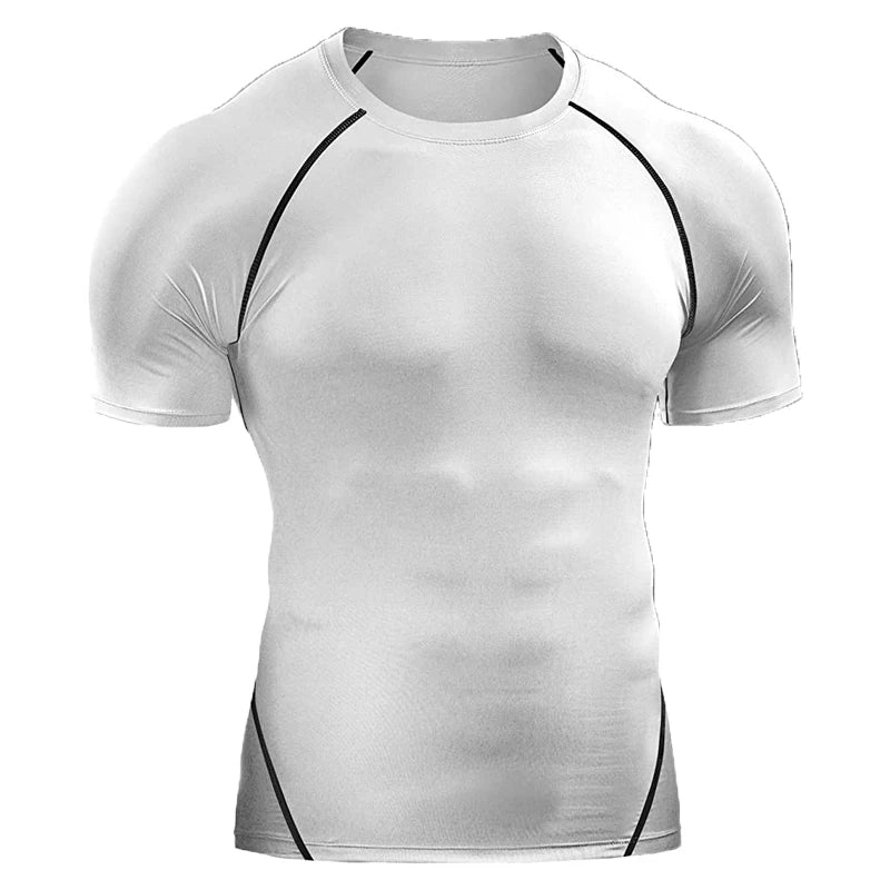 2025 Compression T-Shirt for Men – Quick-Dry Athletic Sportswear