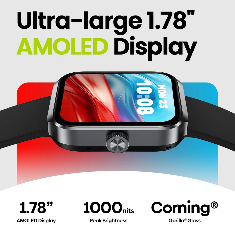 ZEBLAZE Beyond 3 Plus Smart Watch AMOLED GPS with Alexa & Bluetooth Calling