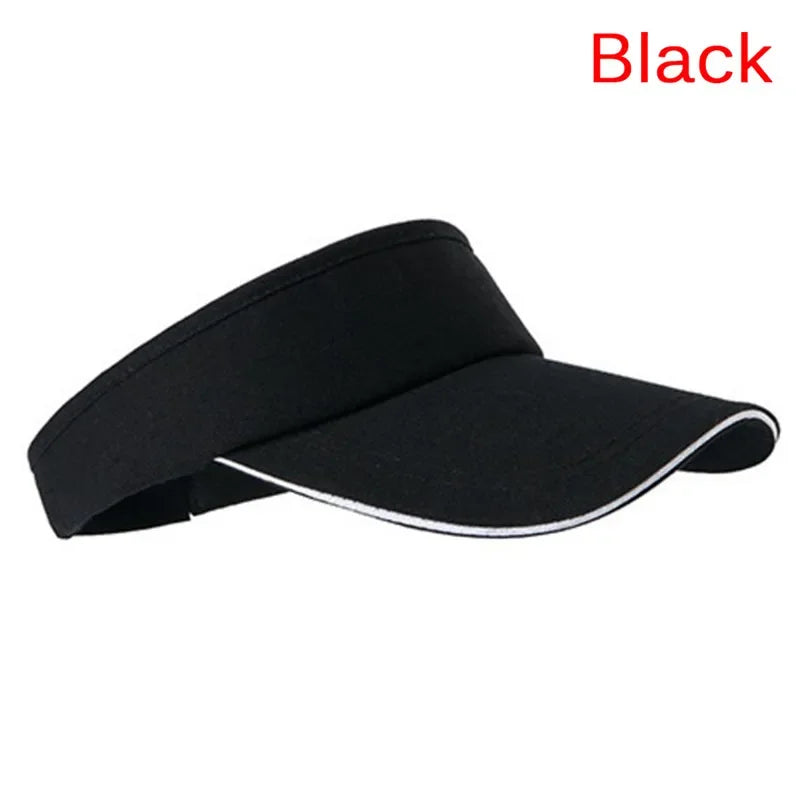 Adjustable Sun Visor Cap – Breathable Golf & Tennis Summer Hat for Outdoor Sports