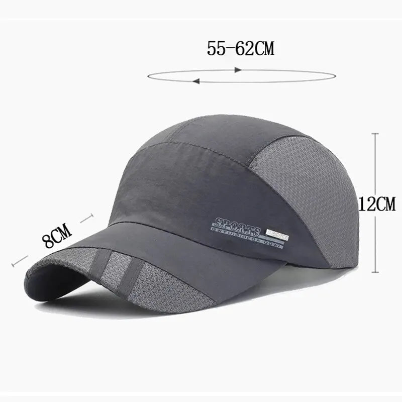 Spring Sun Hat Outdoor Travel Baseball Cap for Sports & Casual Wear