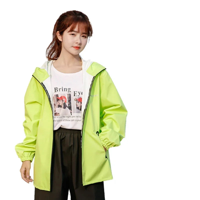 Waterproof Hiking Jacket & Rain Pants for Men and Women – Trekking, Climbing, Cycling, Travel