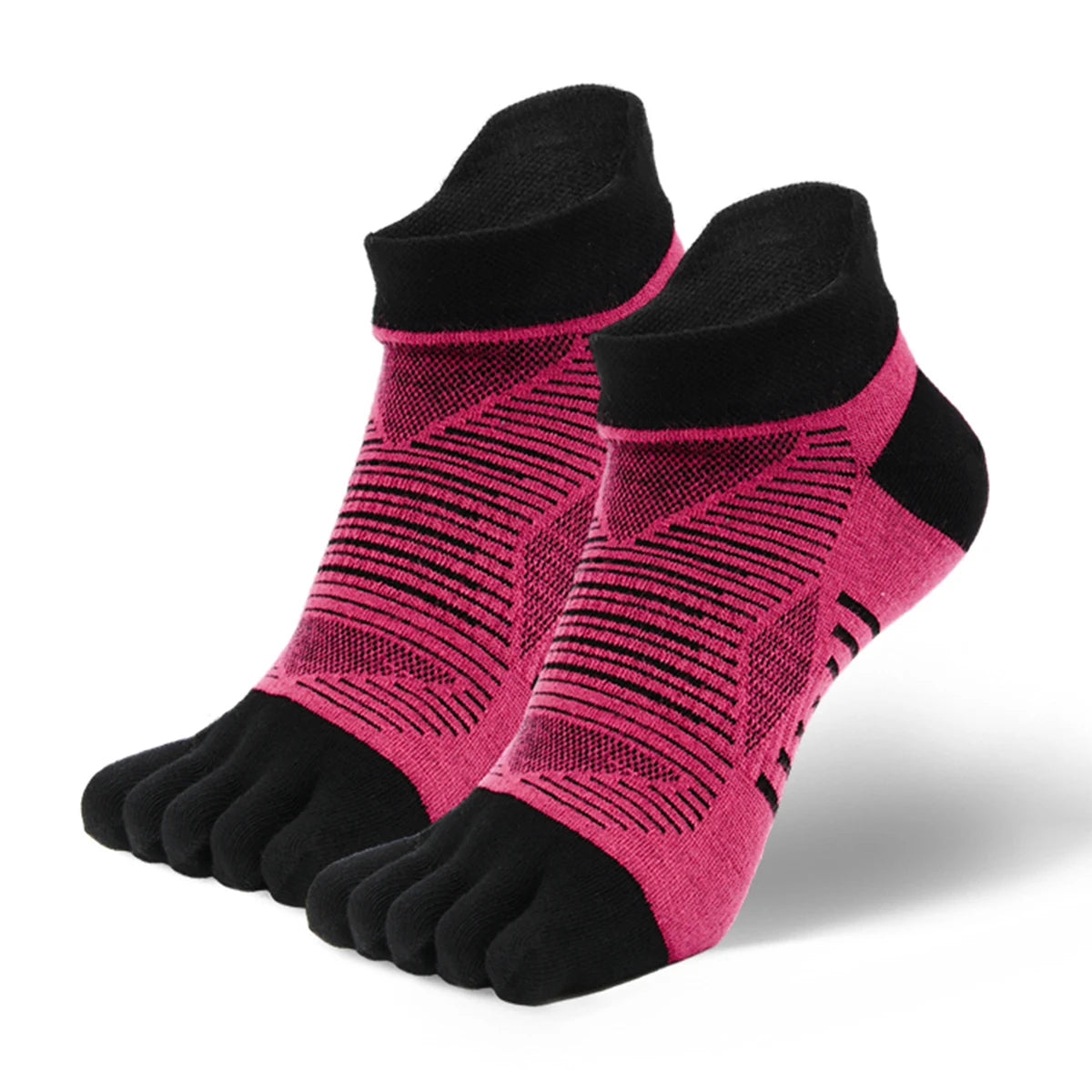 WRELS Five Finger Toe Socks Breathable COOLMAX Running Cycling Sports