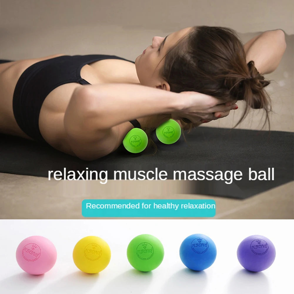 Massage Ball for Fascia Release, Yoga, and Muscle Pain Relief | Trigger Point & Physiotherapy Ball