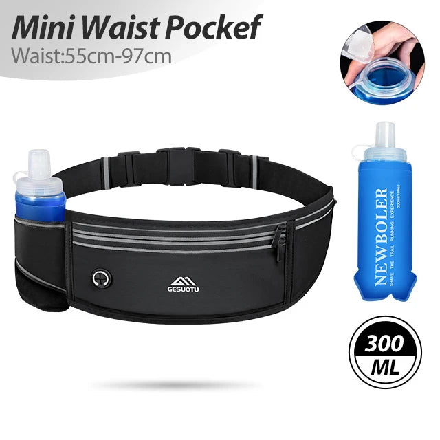 NEWBOLER Professional Running Waist Bag – Lightweight Sports Belt Pouch