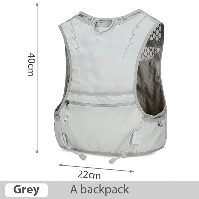 NEWBOLER 10L Lightweight Running Hydration Backpack with 2L Bladder & Soft Bottle