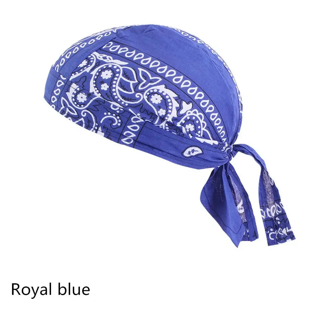 Quick-Dry Cotton Pirate Hat Bandana for Men & Women Outdoor Sports