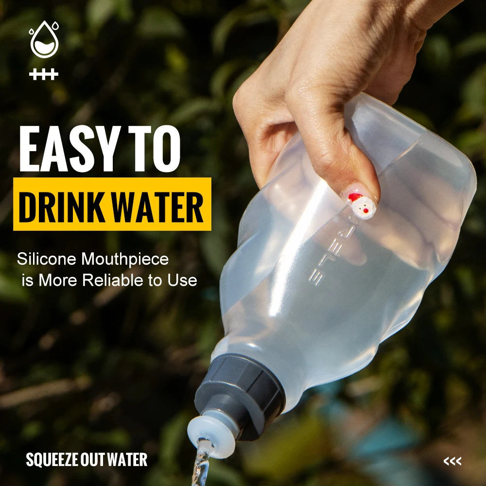 WRELS Handheld Hydration Bottle – Lightweight BPA-Free Water Bottle for Running, Hiking, and Cycling