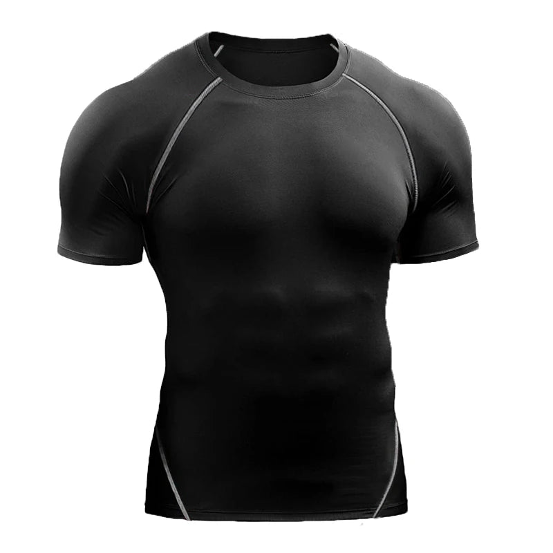 2025 Compression T-Shirt for Men – Quick-Dry Athletic Sportswear