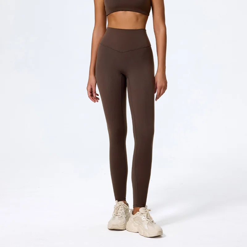 HEARUISAVY High Waist Gym Leggings Quick Dry Compression Yoga Pants Women
