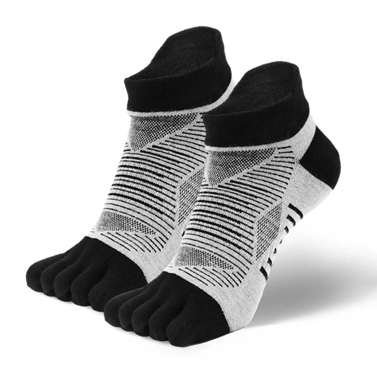 WRELS Five Finger Toe Socks Breathable COOLMAX Running Cycling Sports
