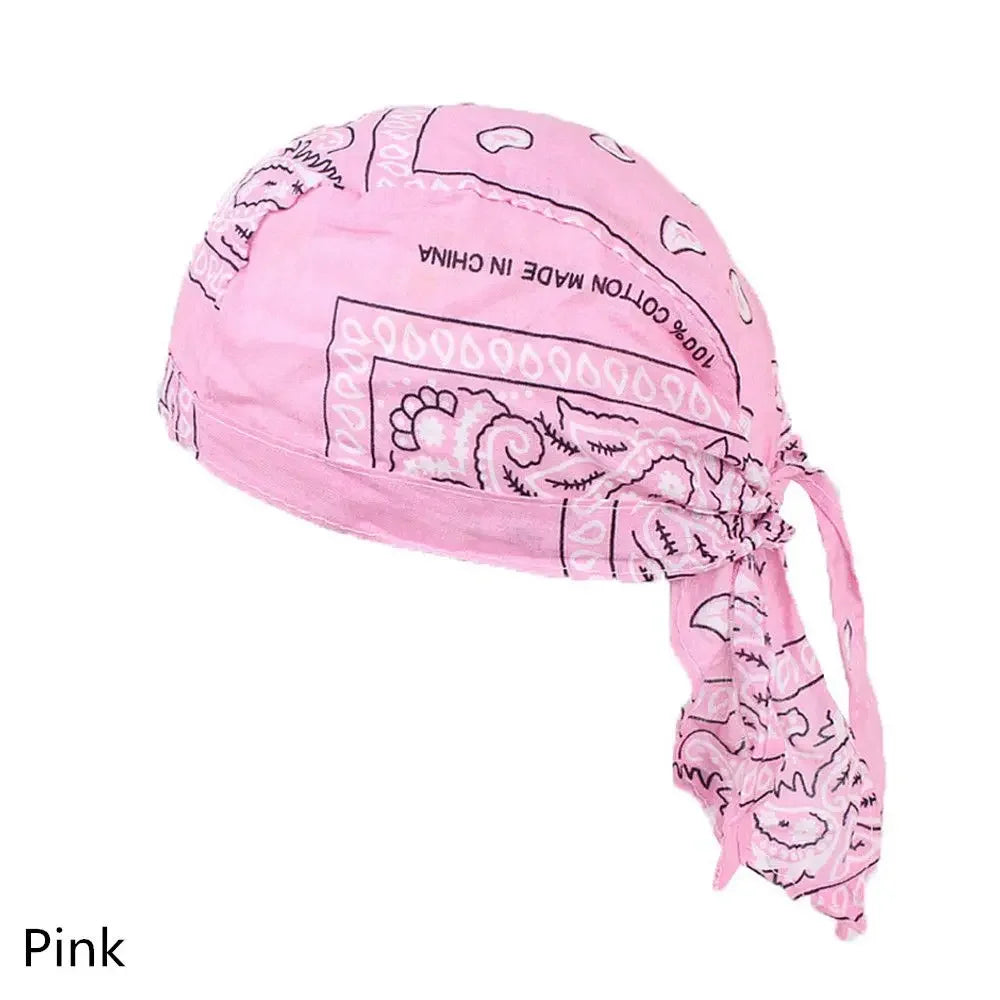 Quick-Dry Cotton Pirate Hat Bandana for Men & Women Outdoor Sports