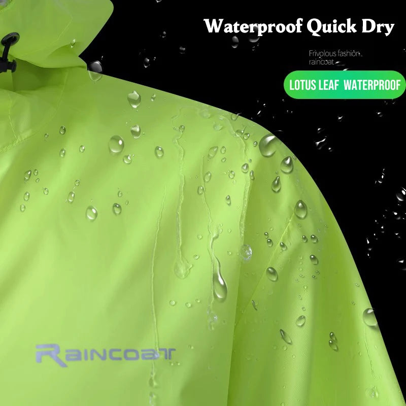 Waterproof Hiking Jacket & Rain Pants for Men and Women – Trekking, Climbing, Cycling, Travel