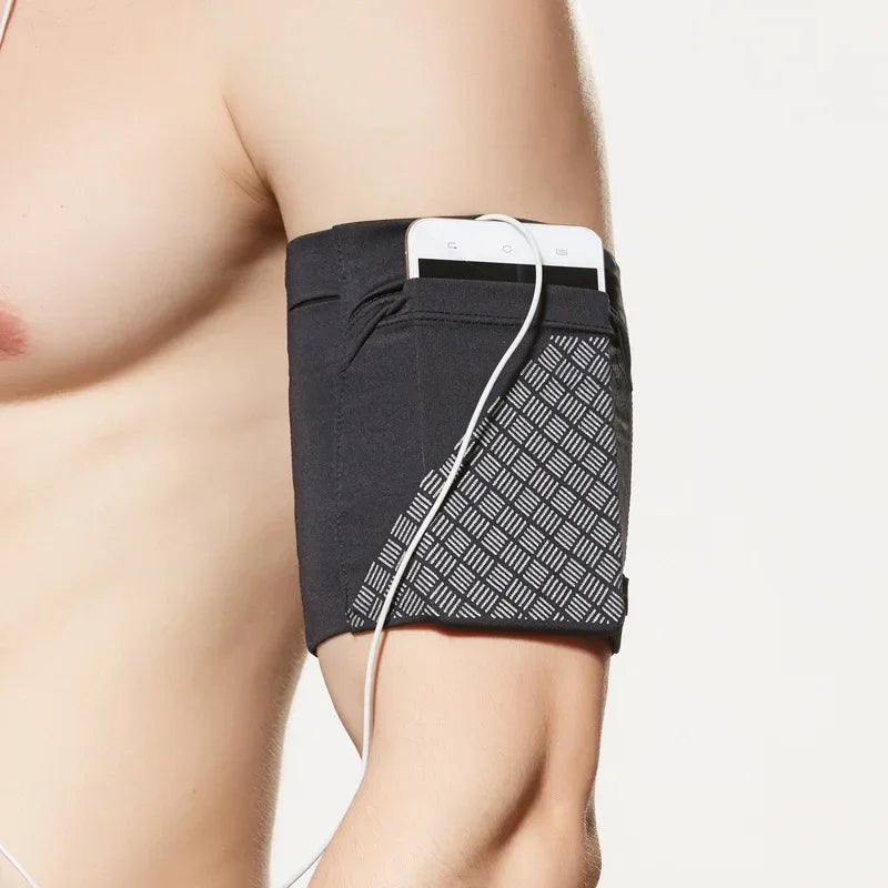 YUNFAN Running Arm Phone Bag Adjustable Sport Armband for Phones Under 6.5 Inch