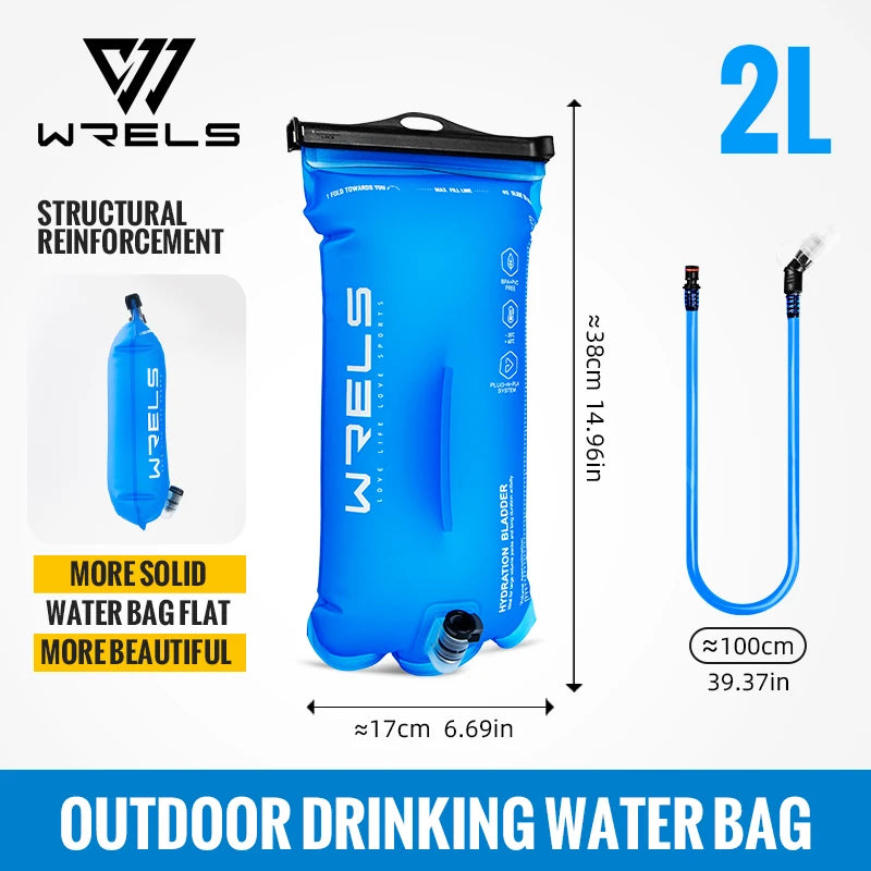 3L Hydration Bladder, BPA-Free TPU Water Bag for Running, Hiking, and Outdoor Use, Sports Bladder