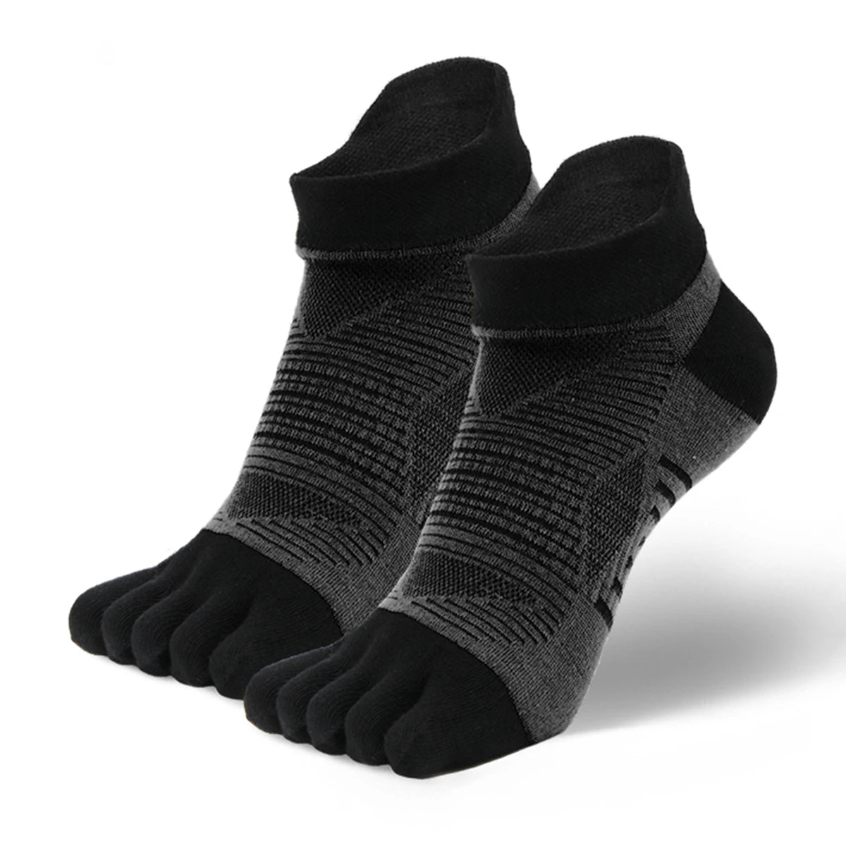 WRELS Five Finger Toe Socks Breathable COOLMAX Running Cycling Sports