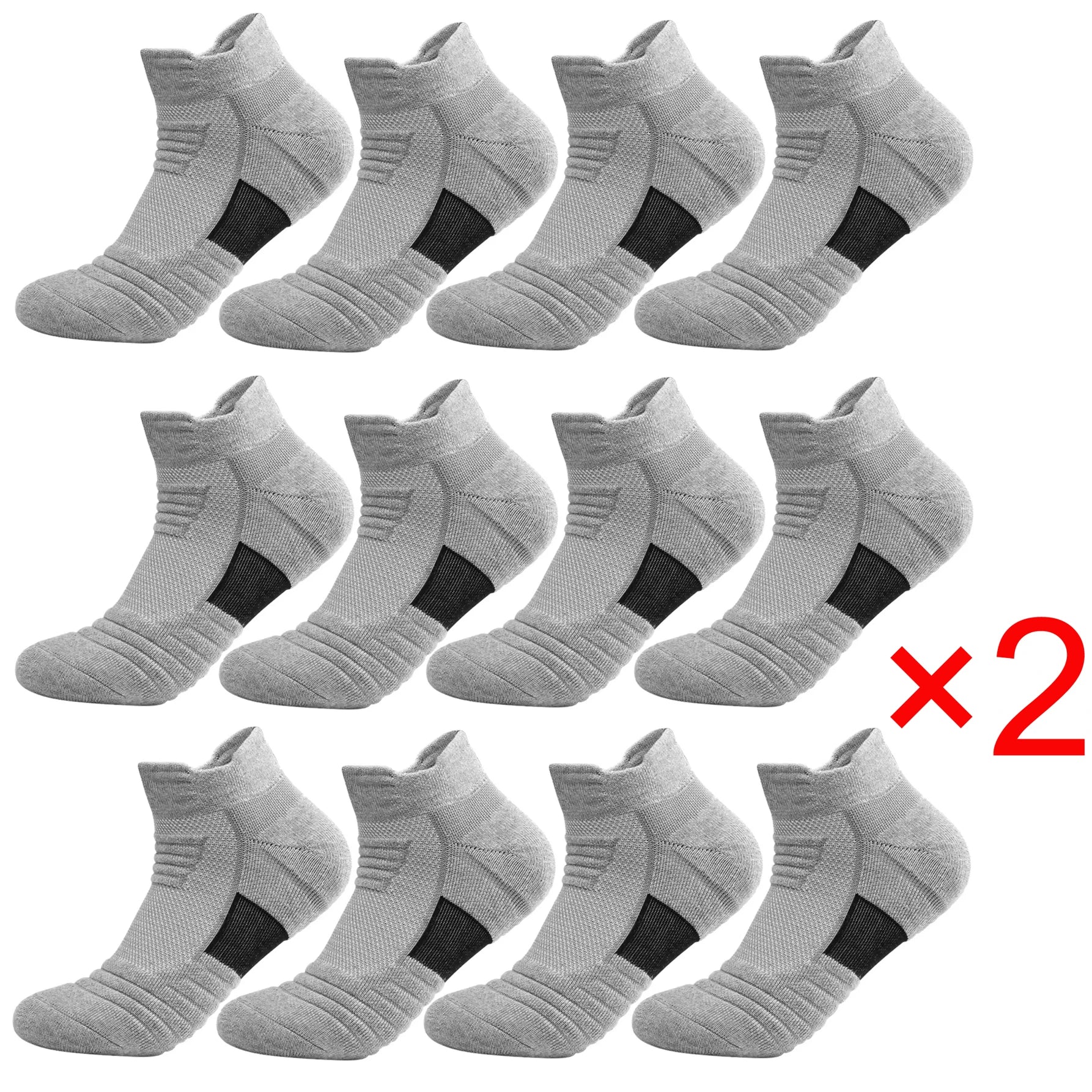 Breathable Athletic Terry Socks Cushioned Running Hiking Sports 6-12 Pairs