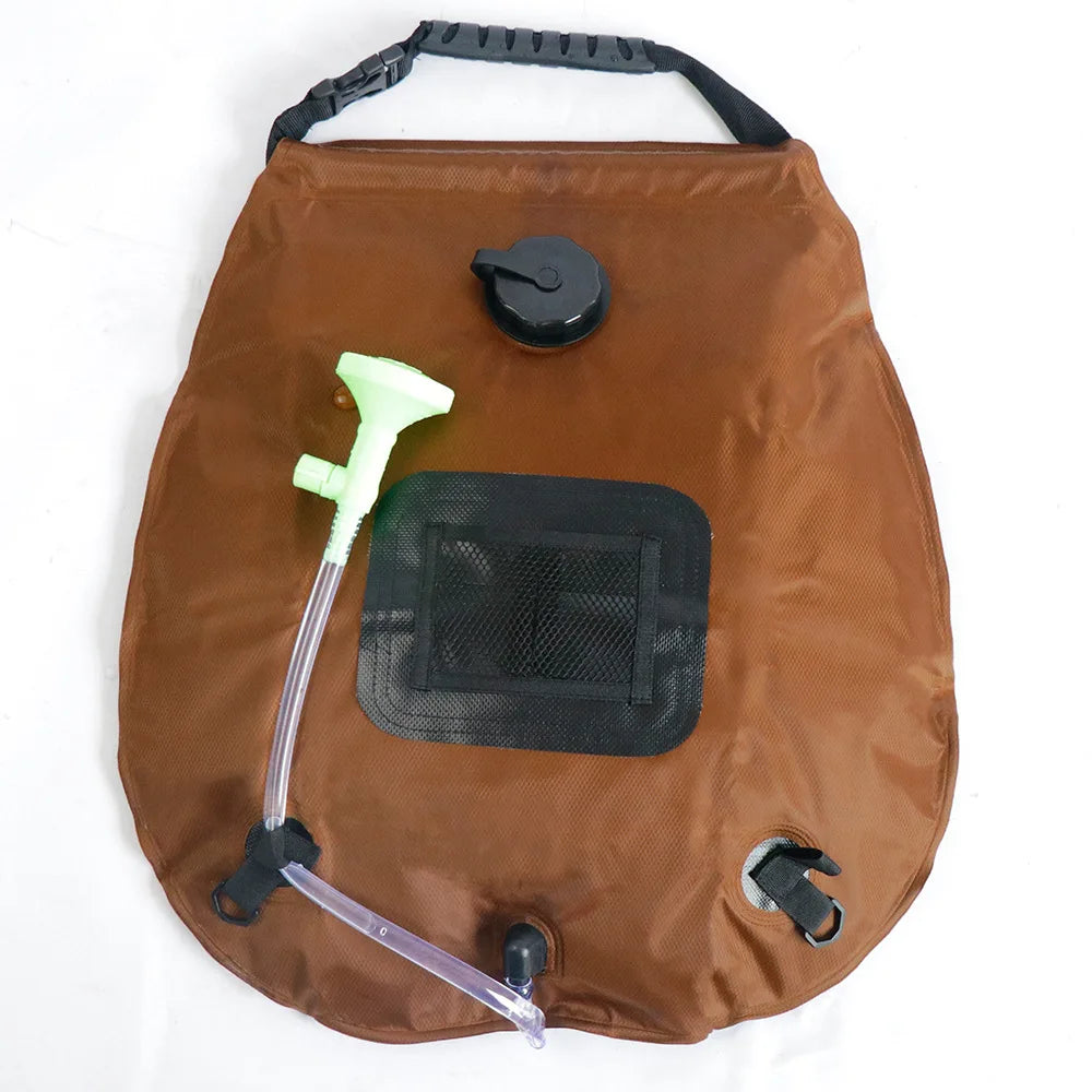 20L Solar Shower Bag Outdoor Camping Heated Water Shower System