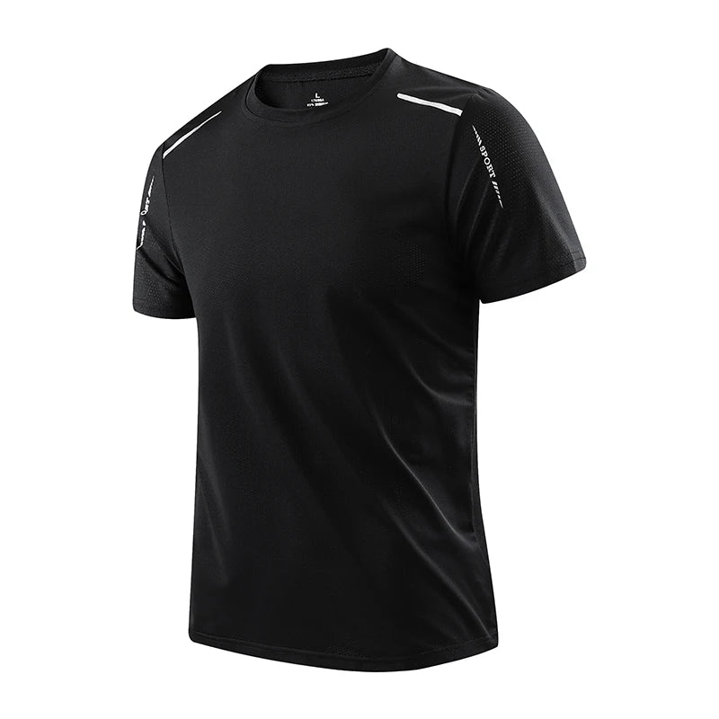 CHRLCK Men’s Quick-Drying Running T-Shirt – Lightweight, Breathable Summer Activewear