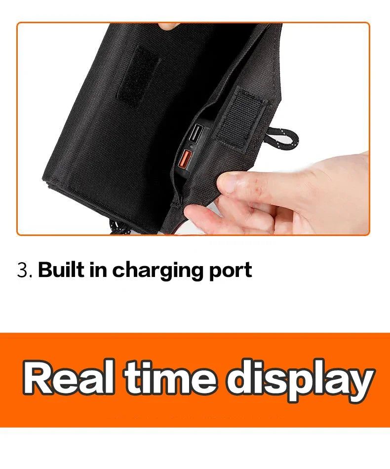 Foldable Solar Panel 20W Portable USB Charger Monocrystalline Outdoor Power