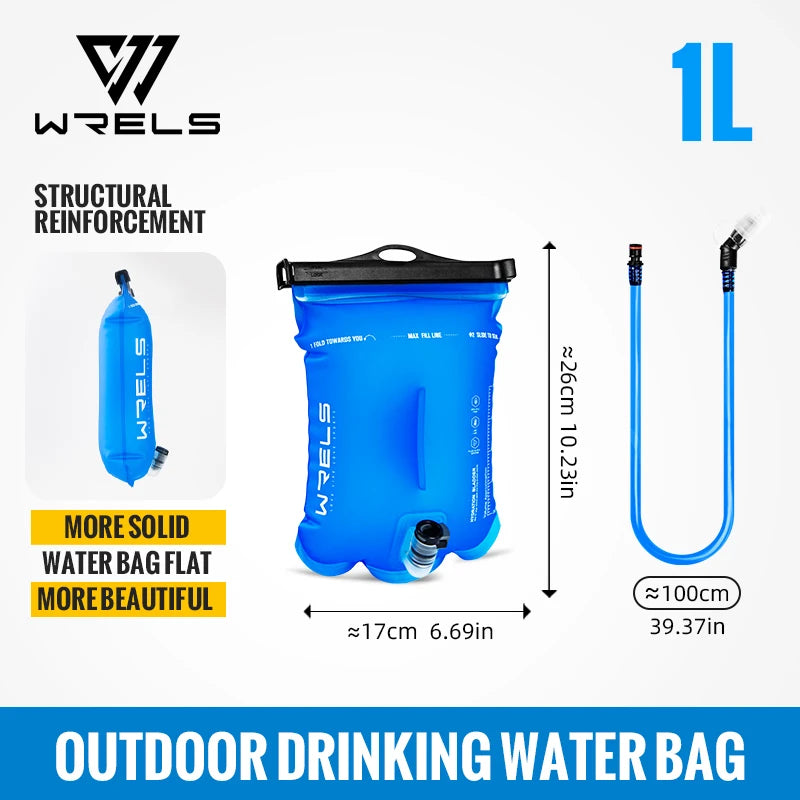 3L Hydration Bladder, BPA-Free TPU Water Bag for Running, Hiking, and Outdoor Use, Sports Bladder