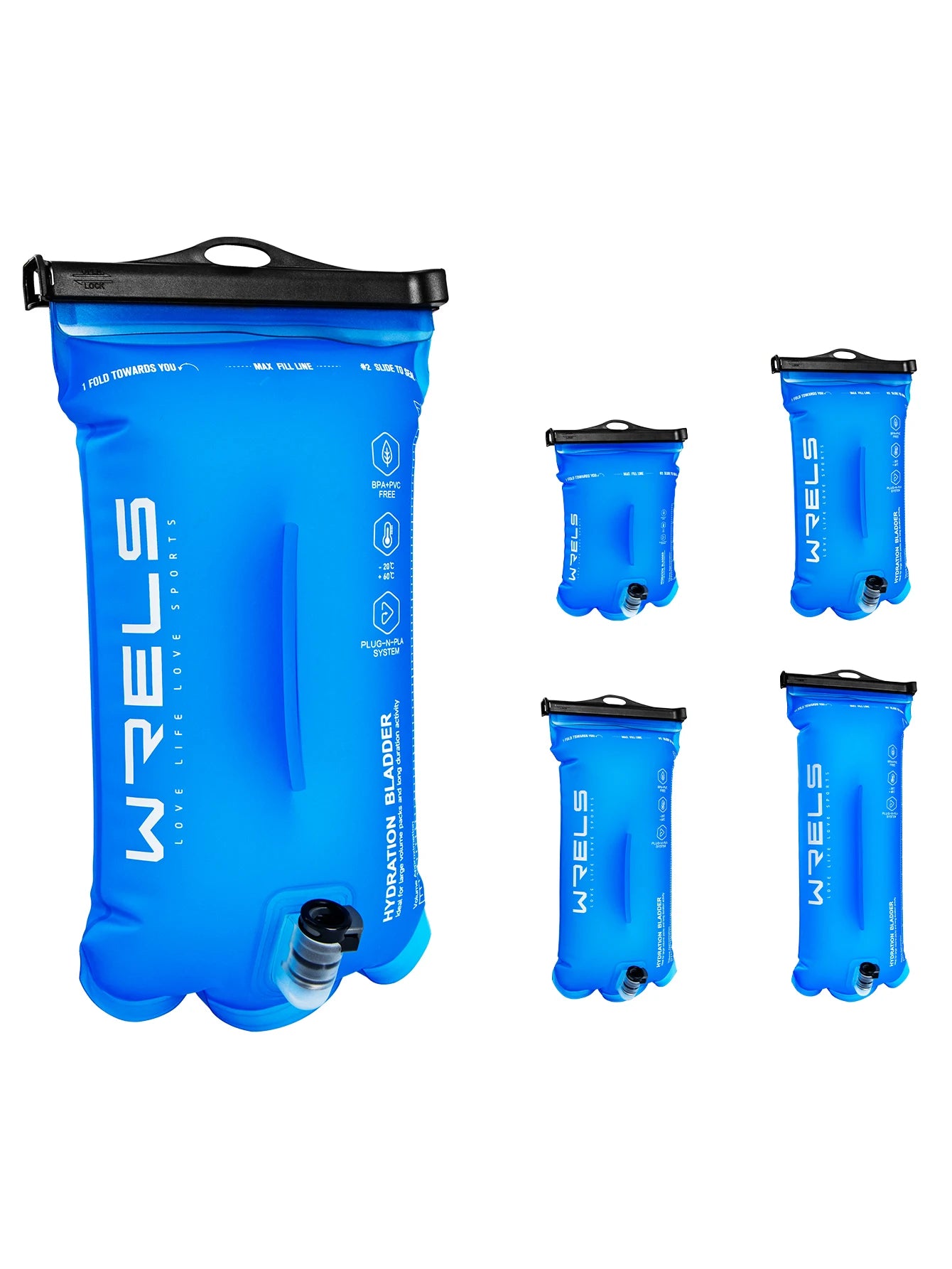 3L Hydration Bladder, BPA-Free TPU Water Bag for Running, Hiking, and Outdoor Use, Sports Bladder