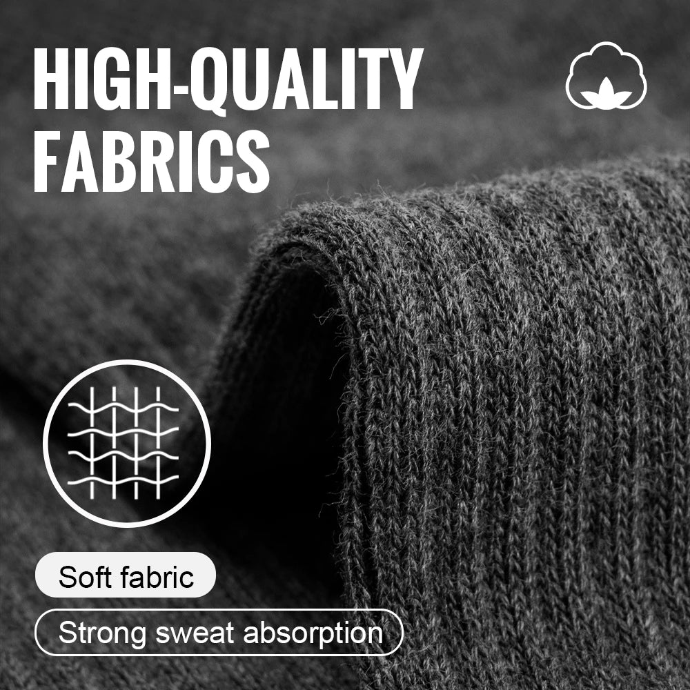 WRELS Toe Socks Cotton Athletic Running Five Finger Socks – Long Tube Outdoor Knee-High Socks