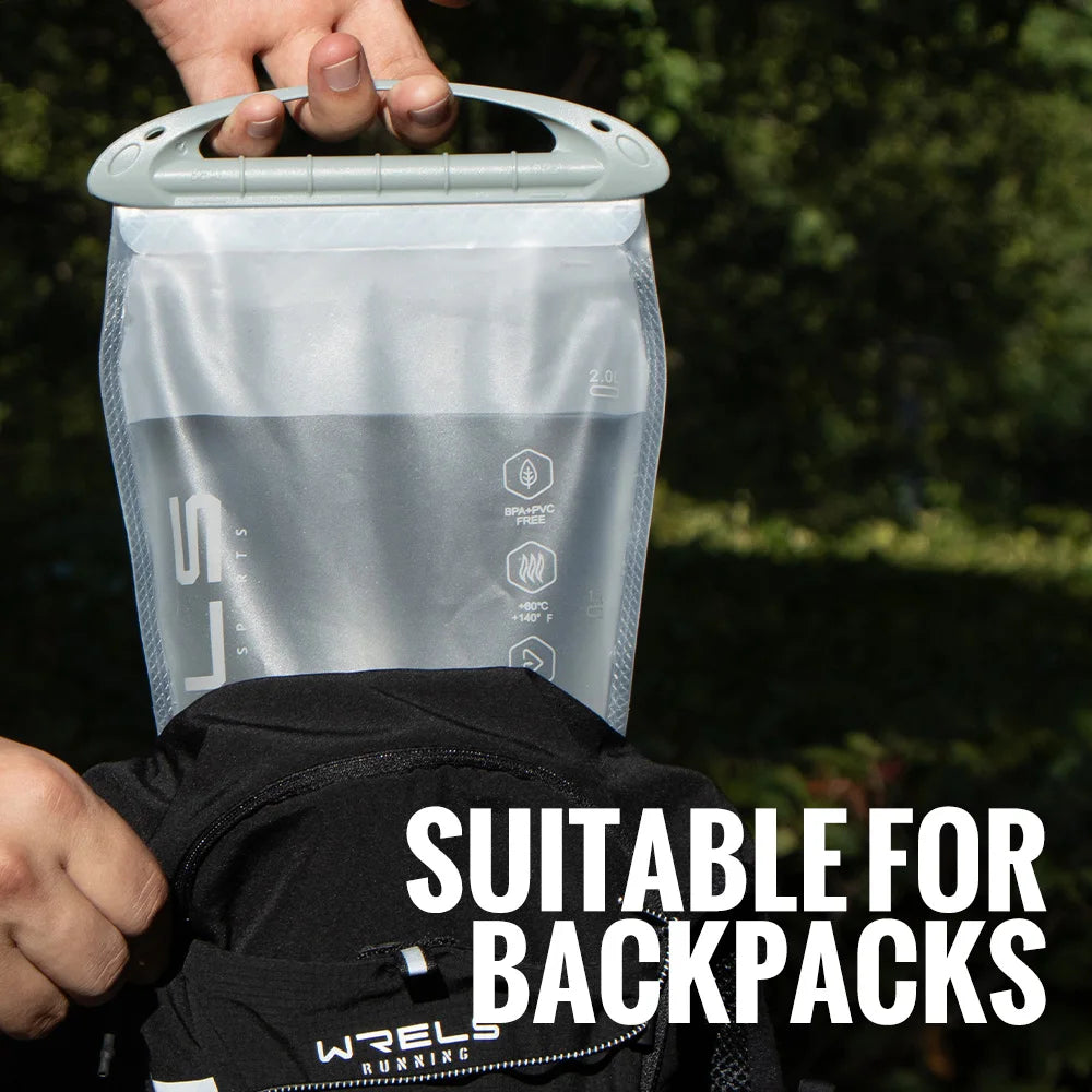 WRELS 3L TPU Hydration Bladder – BPA-Free Water Reservoir for Hiking & Cycling