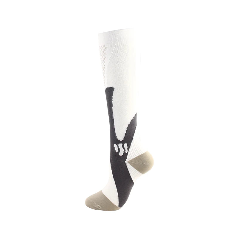 Men's Compression Socks for Running, Travel, Varicose Veins & Recovery, Breathable Support Stockings