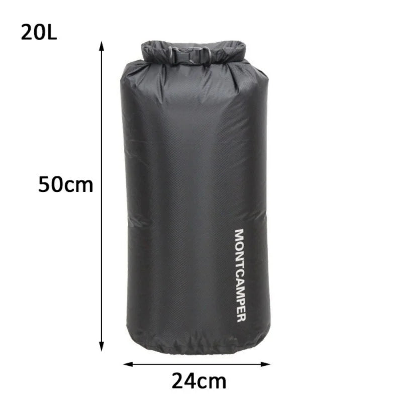 Ultralight 30D Nylon Waterproof Dry Bag 3L–35L for Kayaking, Camping & Water Sports
