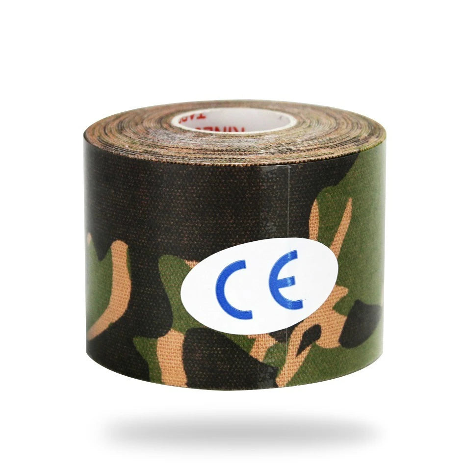 Kinesiology Tape | 5 Sizes of Elastic Athletic Recovery Tape for Muscle Support and Pain Relief