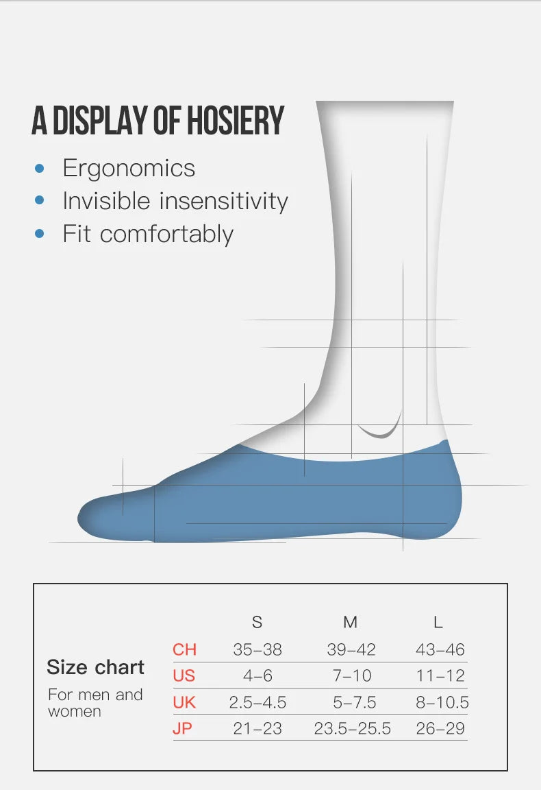 AONIJIE E4803 Sports Invisible Five Toe Running Socks Low-Cut Antiskid Liners