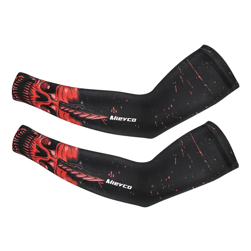 Game Arm Sleeves UV Protection Breathable Cooling Arm Covers for Cycling & Running