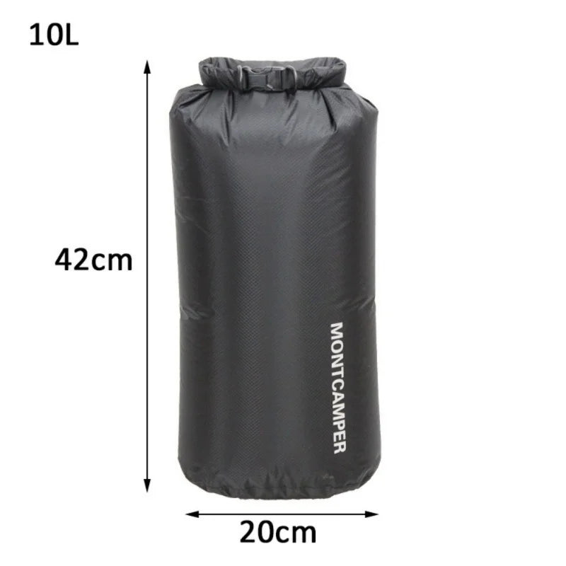 Ultralight 30D Nylon Waterproof Dry Bag 3L–35L for Kayaking, Camping & Water Sports