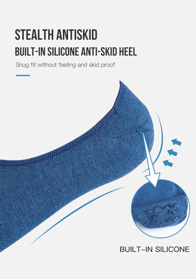 AONIJIE E4803 Sports Invisible Five Toe Running Socks Low-Cut Antiskid Liners